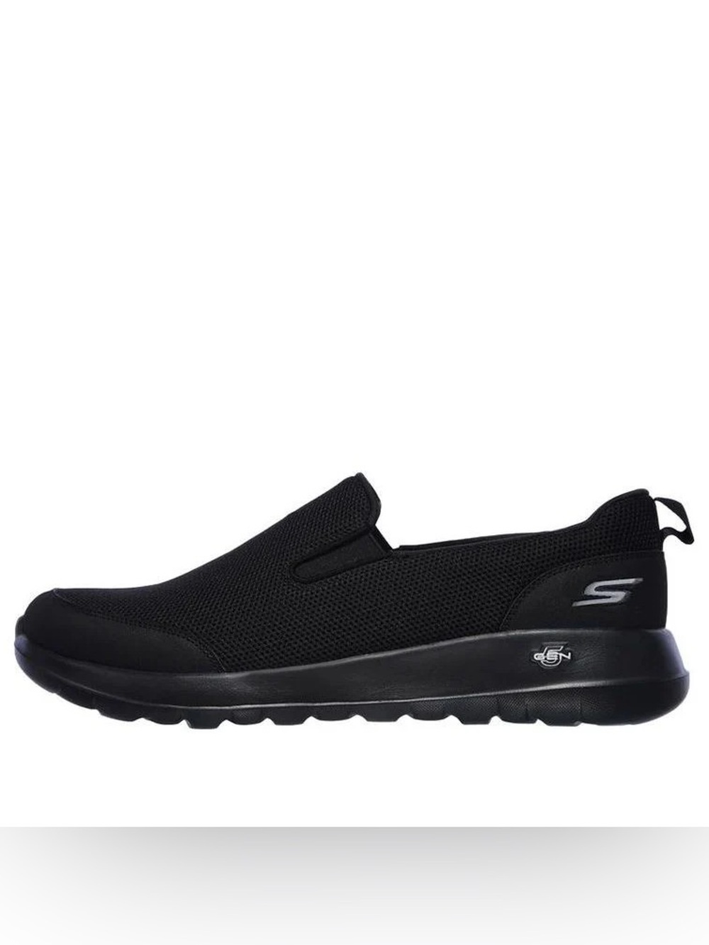 SkecheSkechers Go Walk slip-on shoes  “Pure Black” extra wide, men’s size 10.5WW